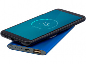 Внешний беспроводной аккумулятор Juice, 4000 mAh (ярко-синий)