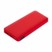 Внешний аккумулятор с подсветкой Ancor PD Plus 10000 mAh, красный