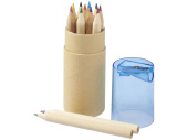 Набор из 12 цветных карандашей Cartoon (натуральный, голубой)