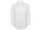 Рубашка с длинным рукавом Oxford, мужская (белый)
