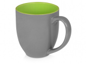 Кружка Gracy (серый, зеленое яблоко)
