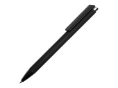 Ручка металлическая шариковая Taper Metal soft-touch (черный, серебристый)