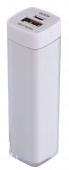 Bнешний аккумулятор Bar, 2200 mAh, ver.2, белый