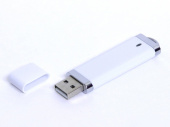 USB 3.0- флешка промо на 32 Гб прямоугольной классической формы (белый)