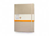 Записная книжка Classic Soft, XLarge (в линейку) (бежевый)