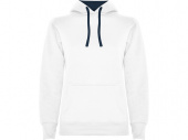 Толстовка с капюшоном Urban женская (белый, navy)