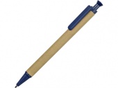 Ручка шариковая «Эко», бежевый/синий