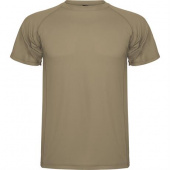 Спортивная футболка MONTECARLO мужская, ТЕМНО-ПЕСОЧНЫЙ S