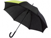Зонт-трость Lucy (черный, неоновый зеленый)