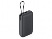 Внешний аккумулятор с встроенным кабелем Xiaomi Power Bank (Integrated Cable), 20000 мАч (темно-серый)