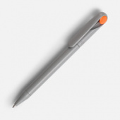 Ручка шариковая Prodir DS1 TMM Dot, серая с оранжевым