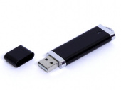 USB 3.0- флешка промо на 128 Гб прямоугольной классической формы (черный)