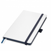 Ежедневник Arctic недатированный, белый/синий