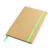 Блокнот Элвин в твёрдом переплёте, зеленый