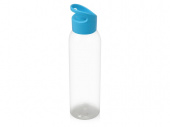 Бутылка для воды Plain (голубой, прозрачный)