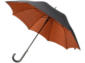 Зонт-трость Гламур (черный, оранжевый)