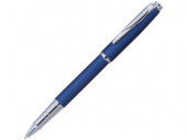 Ручка-роллер Gamme Classic (серебристый, синий матовый)