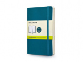 Записная книжка А6 (Pocket) Classic Soft (нелинованный) (бирюзовый)