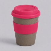 Стакан из бамбукового волокна Café (розовый, серый)