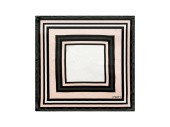 Шелковый платок Catena (темно-зеленый, розовый, белый)