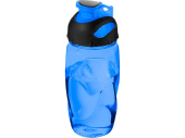 Бутылка спортивная Gobi (синий прозрачный, черный)