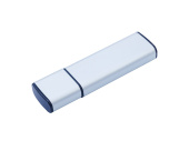 USB 2.0- флешка на 4 Гб Snow с колпачком (серебристый, черный)