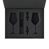 Ложемент под 2 бокала для вина + набор для вина Sacramento в большую коробку-трансформер (арт. 695722)