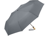 Зонт складной из бамбука ÖkoBrella полуавтомат (серый)