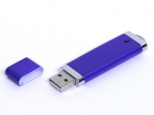 USB 3.0- флешка промо на 128 Гб прямоугольной классической формы (синий)