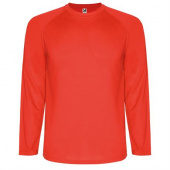 Спортивная футболка MONTECARLO L/S мужская, КРАСНЫЙ 2XL