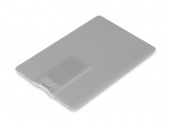 USB 3.0- флешка на 16 Гб в виде визитки, с раскладным чипом (белый)
