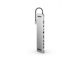 Хаб USB Type-C Station (серебристый)