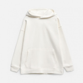 Худи оверсайз унисекс Snuggie, молочно-белое Худи оверсайз унисекс Snuggie, молочно-белое