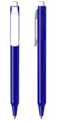 Ручка Brave/P04 (Pigra P04) Transparent Polished Premec, синий
