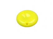 USB-флешка промо на 32 Гб круглой формы (желтый)