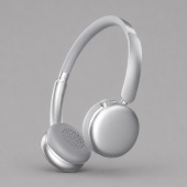 Беспроводные накладные наушники Stereo Light, BT 5.4, 300 мАч (серебристый)