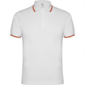 Футболка поло NATION мужская, БЕЛЫЙ L