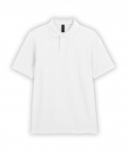 Футболка поло SOFTSTYLE ADULT DOUBLE PIQUE, БЕЛЫЙ S