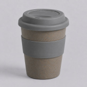 Стакан из бамбукового волокна Café (серый, серый)