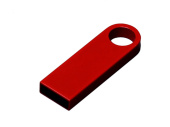 USB 3.0-флешка на 32 Гб с мини чипом и круглым отверстием (красный)