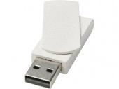 USB 2.0-флешка на 8ГБ Rotate из пшеничной соломы (бежевый)
