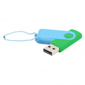Флешка Designer To Go 2.0 USB 16Gb, зеленый/голубой Флешка Designer To Go 2.0 USB 16Gb, зеленый/голубой