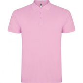 Футболка поло STAR мужская, СВЕТЛО-РОЗОВЫЙ M