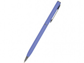 Ручка металлическая шариковая Palermo (фиолетовый, серебристый)