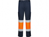 Брюки Daily stretch HV со светоотражающими полосами, мужские (navy, неоновый оранжевый)
