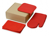 Подарочный набор Brand Chef (красный, красный)