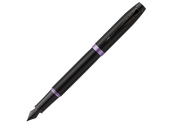 Ручка перьевая Parker IM Vibrant Rings Flame Amethyst Purple (фиолетовый, черный)