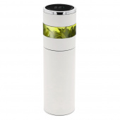 Термос Amber с инфьюзером и дисплеем, белый.