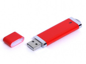 USB 3.0- флешка промо на 128 Гб прямоугольной классической формы (красный)