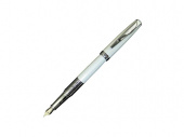 Ручка перьевая Secret (серебристый, белый)